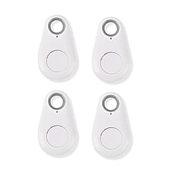 Set of 4 - Portable Bluetooth Wireless Key Item Finder (1 LITecoin Battery CR2032) - Black
