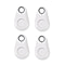 Set of 4 - Portable Bluetooth Wireless Key Item Finder (1 Lithium Coin Battery CR2032) - Blue
