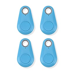 Set of 4 - Portable Bluetooth Wireless Key Item Finder (1 LITecoin Battery CR2032) - Black