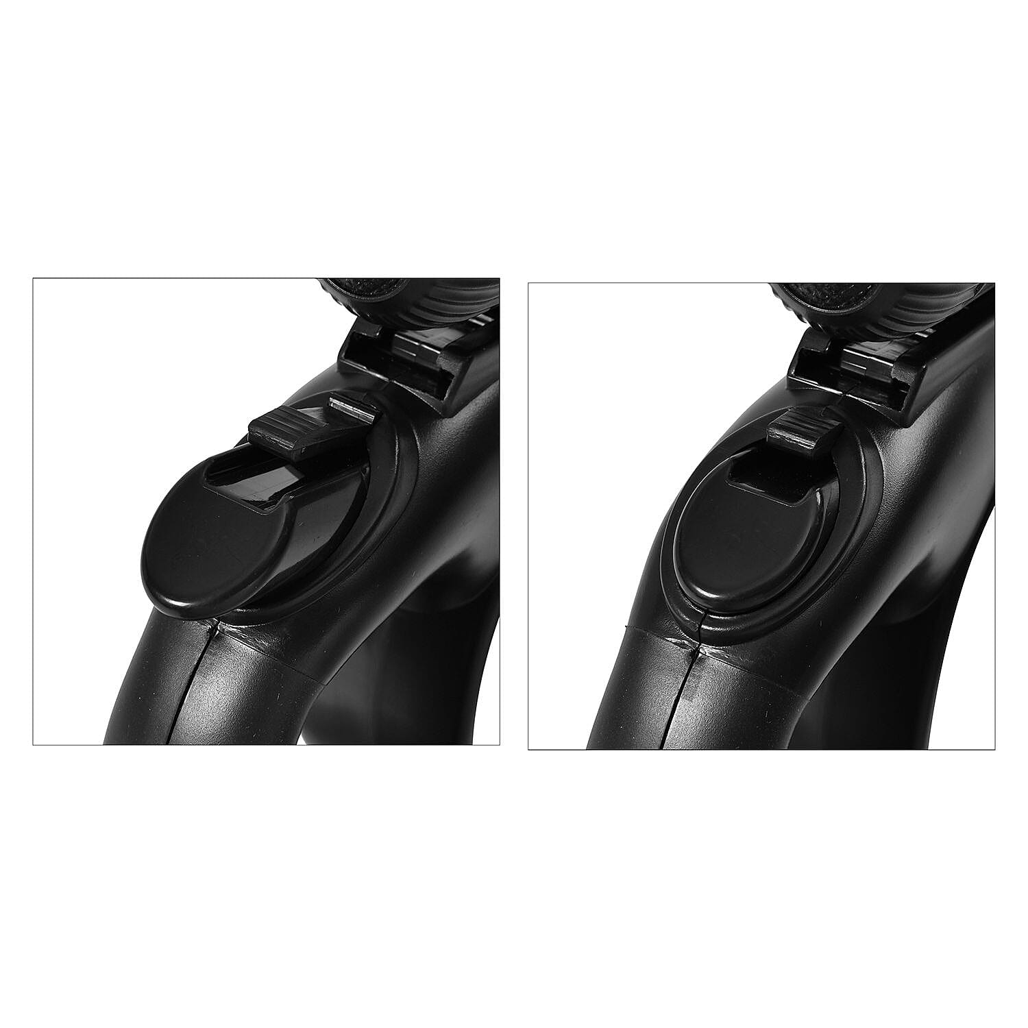 Retractable 15FT Lead Leash for Pets with Waste bag Holder and  LED Lights (Powered by 3xAAA Battery Not Inc.) - Black