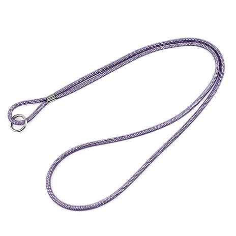 Universal Hanging Neck Phone Strap Decorated with Rhinestones (1.5 m) - Purple