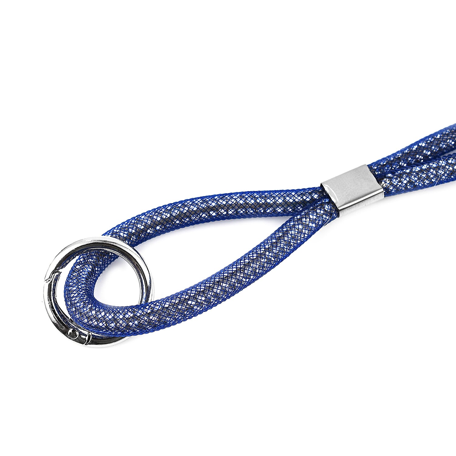 Universal Hanging Neck Phone Strap Decorated with Rhinestones (1.5 m) - Blue