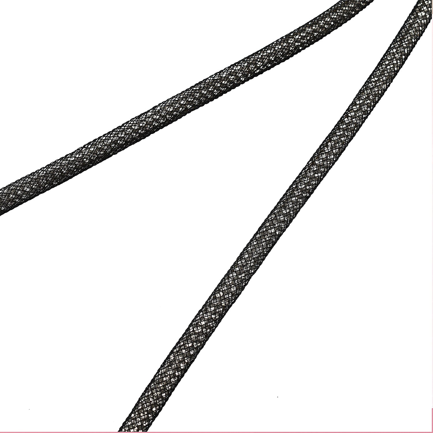 Universal Hanging Neck Phone Strap Decorated with Rhinestones (1.5 m) - Black