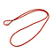 Rhinestone-Decorated Phone Neck Strap - Red