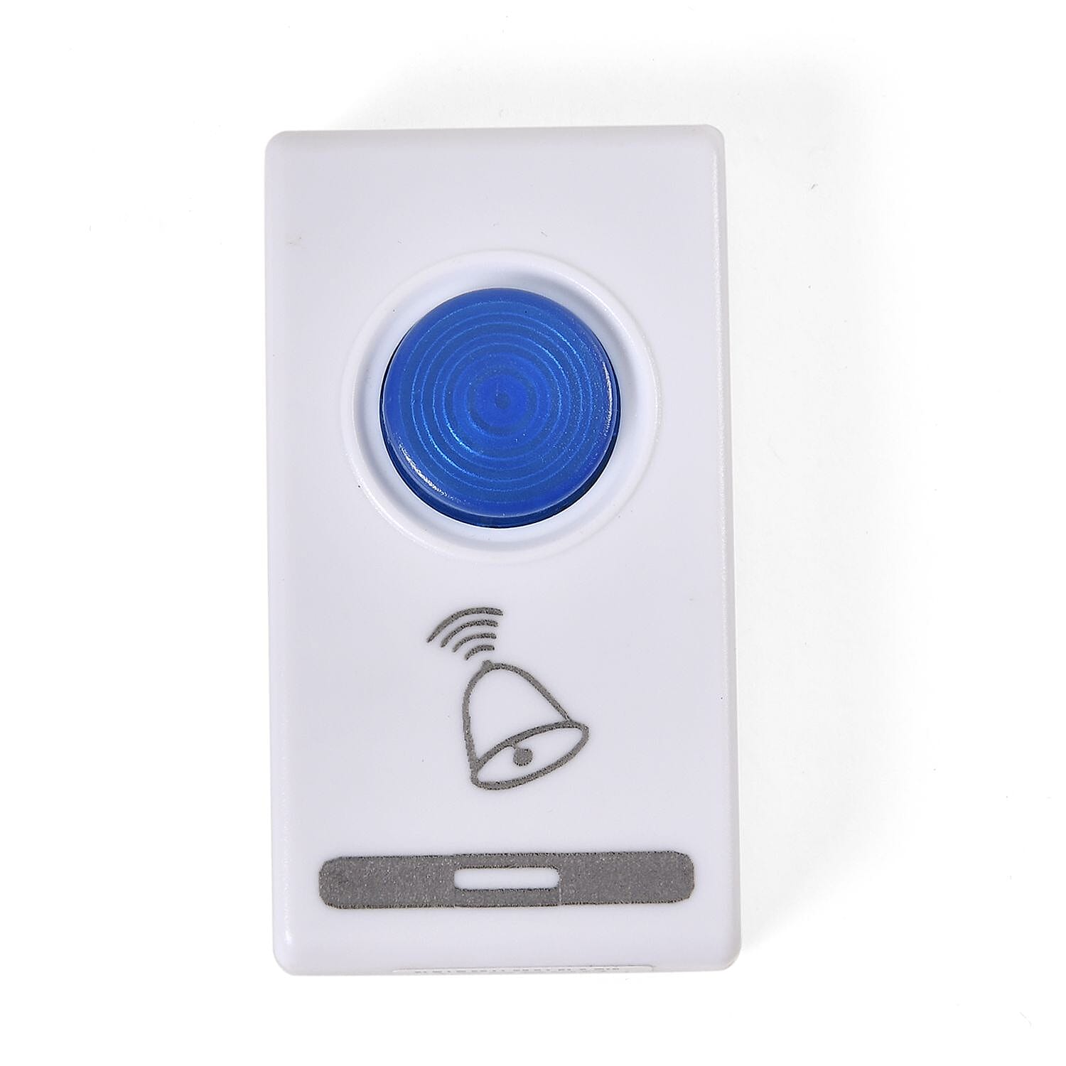 Battery-operated Wireless Doorbell with Remote Control (100 mts) - White & Blue