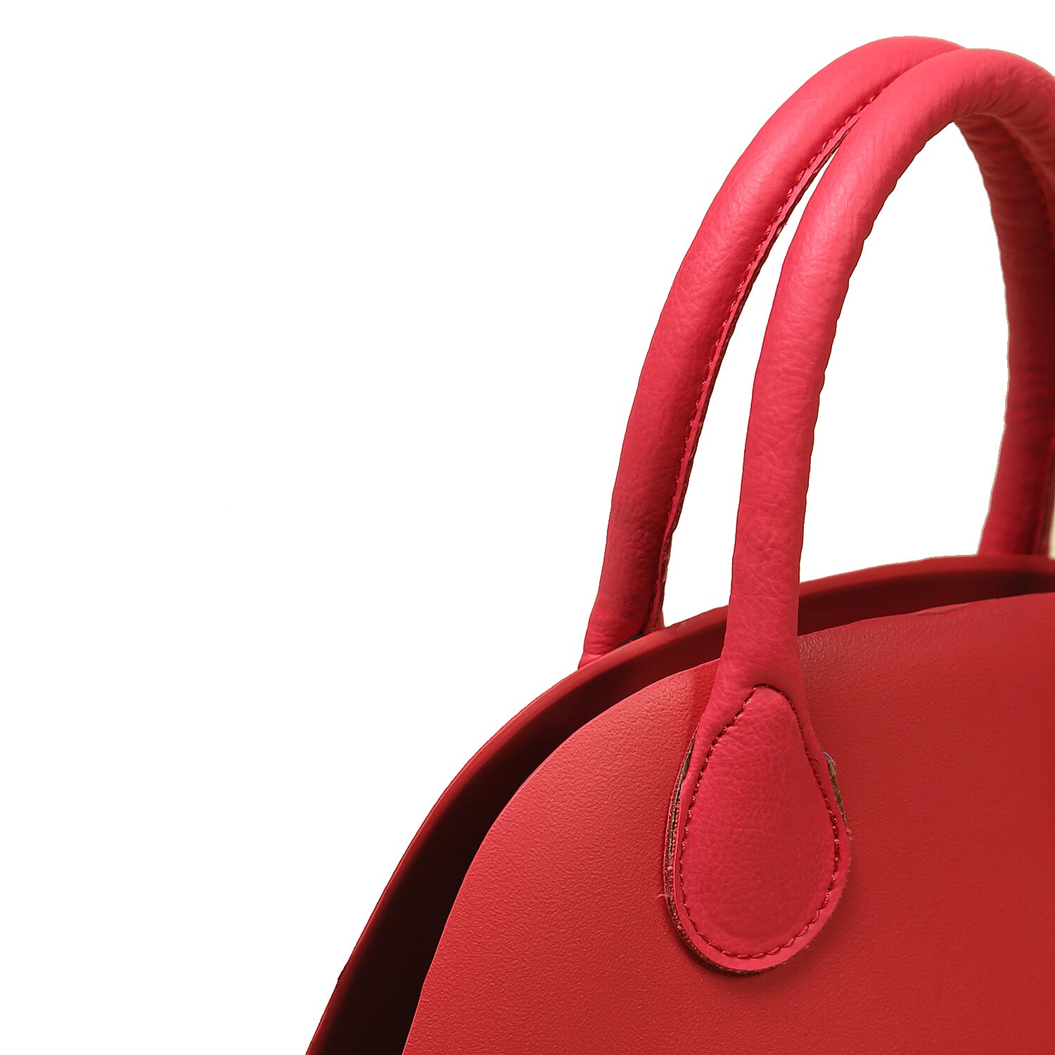 Italian O FIFTY Handbag with Small Handle (Size 38x30x13cm) - Red