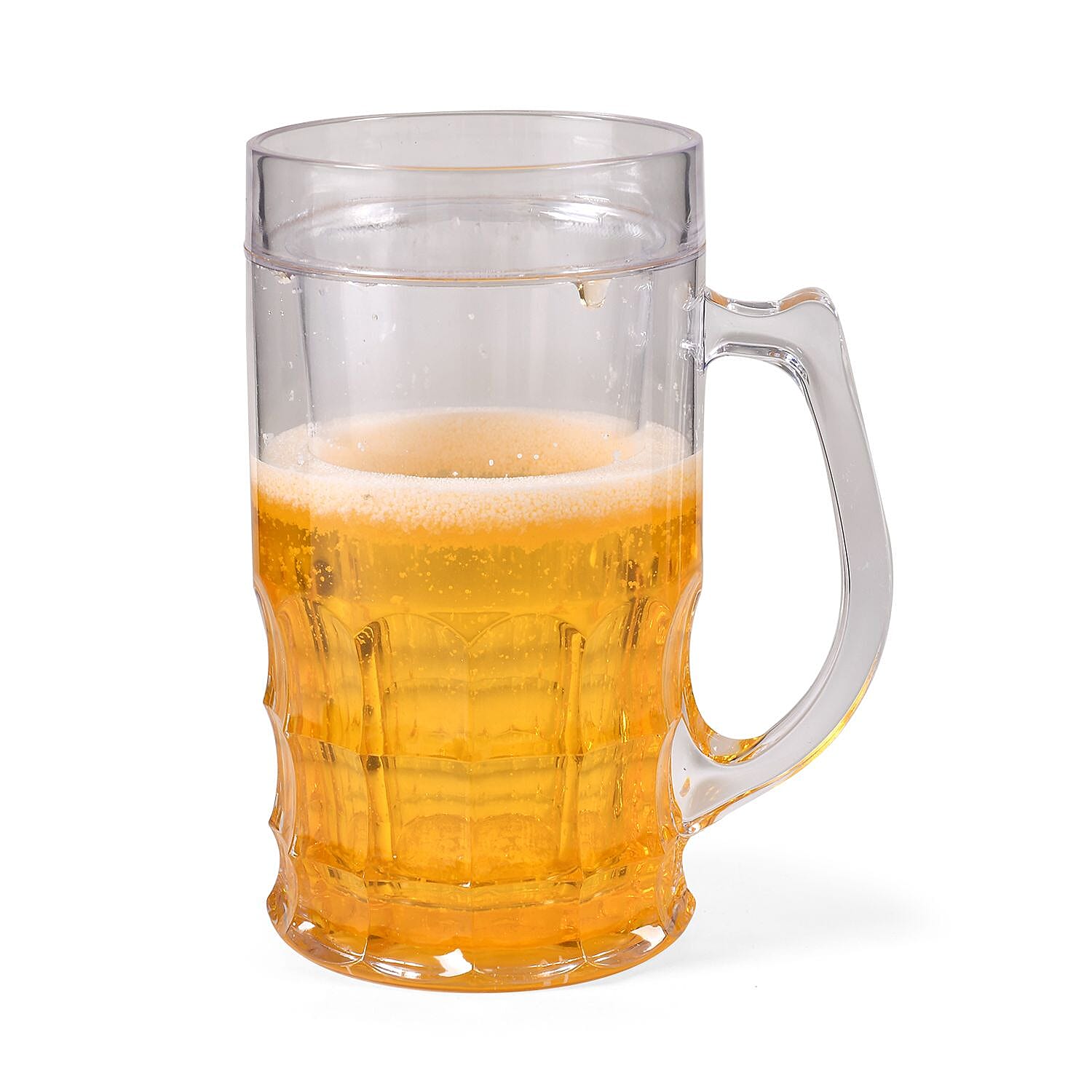 Simulation Beer Mug Craft (450ml) - Transparent