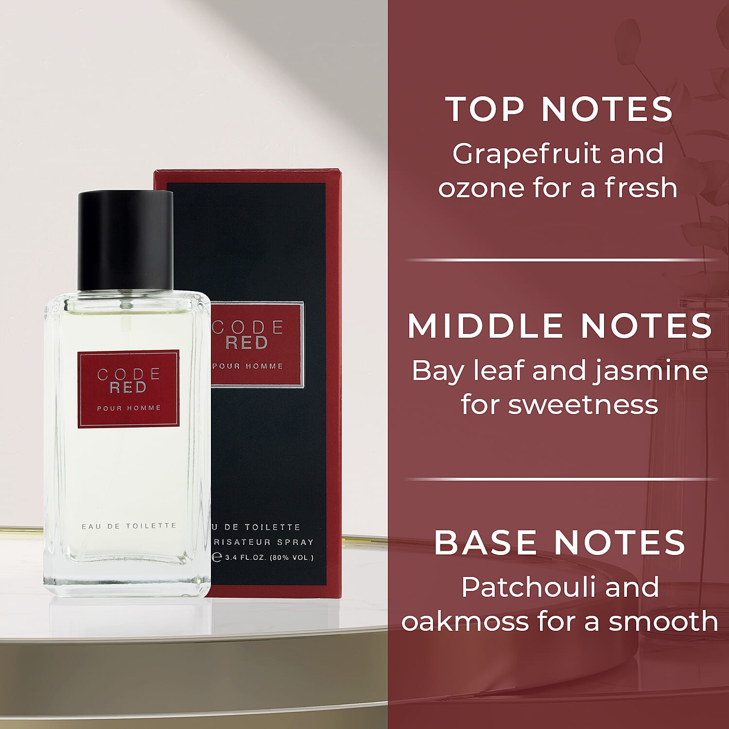 Code Red- Pour Homme Eau De Toilette - 100ml Code Red- Pour Homme Eau De Toilette - 100ml