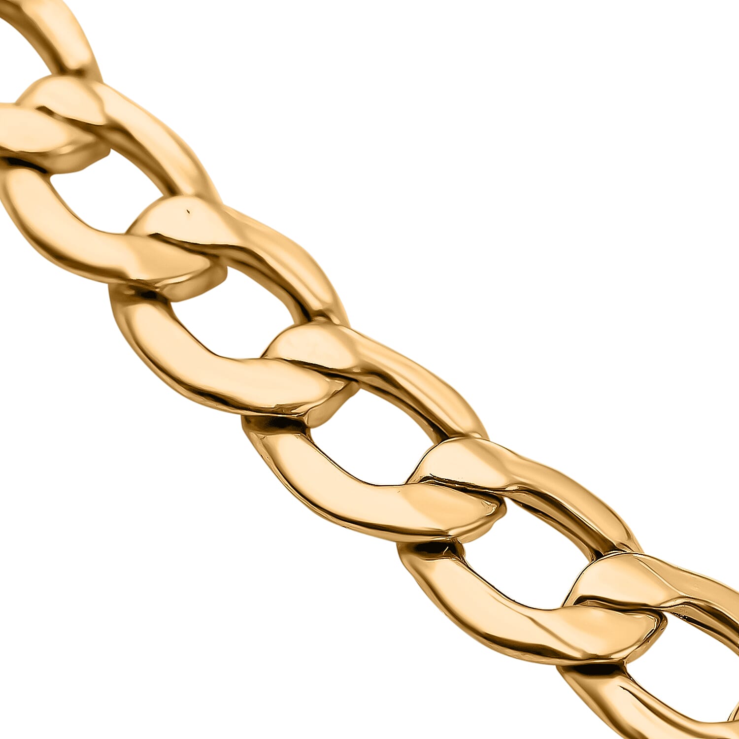 Italian Made Closeout Deal - 9K Yellow Gold Curb Necklace (Size - 20), Gold Wt. 6.70 Gms