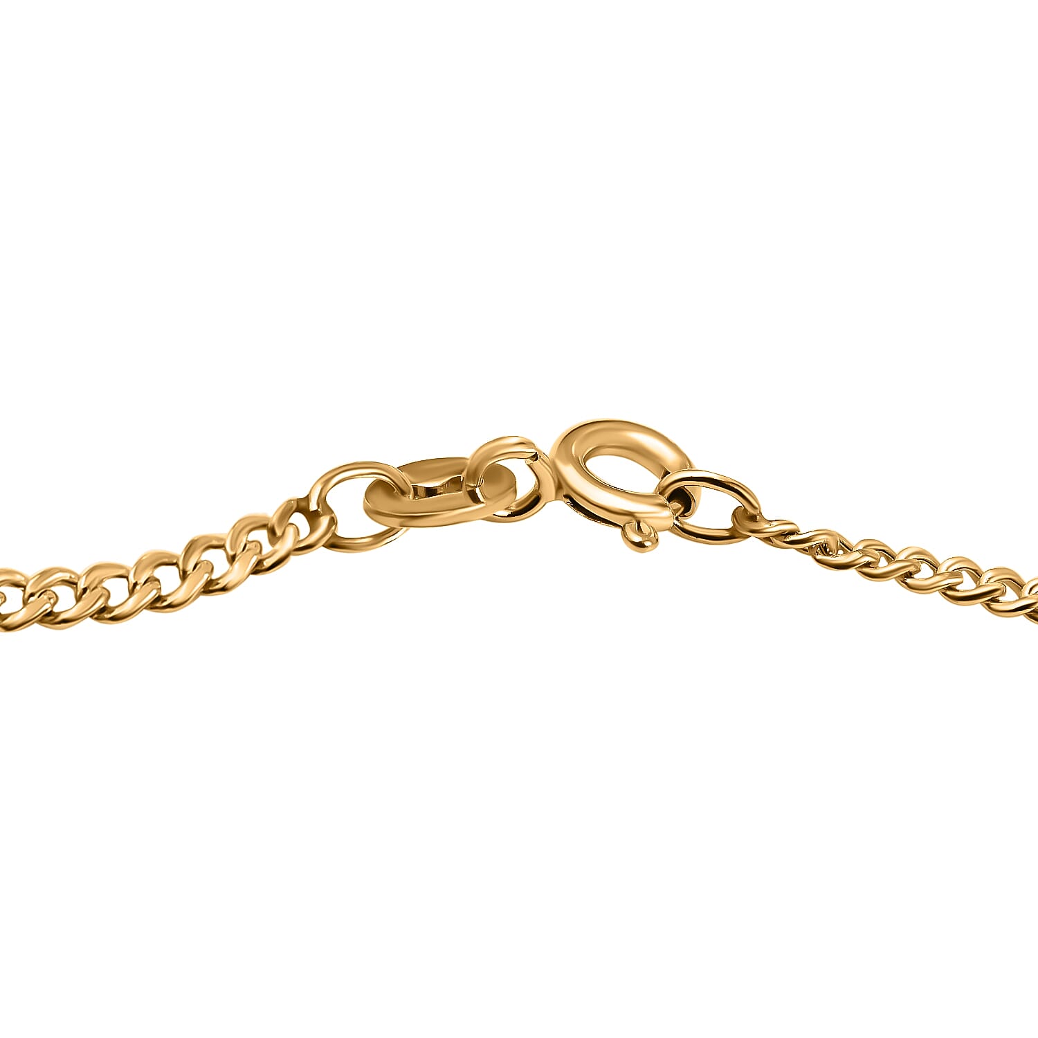 Hatton Garden Closeout - 9K Yellow Gold Flat Curb Necklace (Size-18)