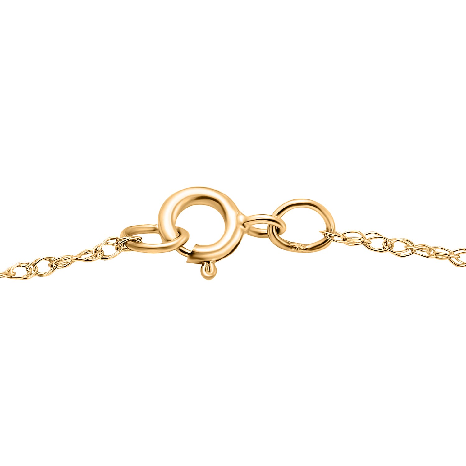 9K Yellow Gold  Necklace  (Size - 18)
