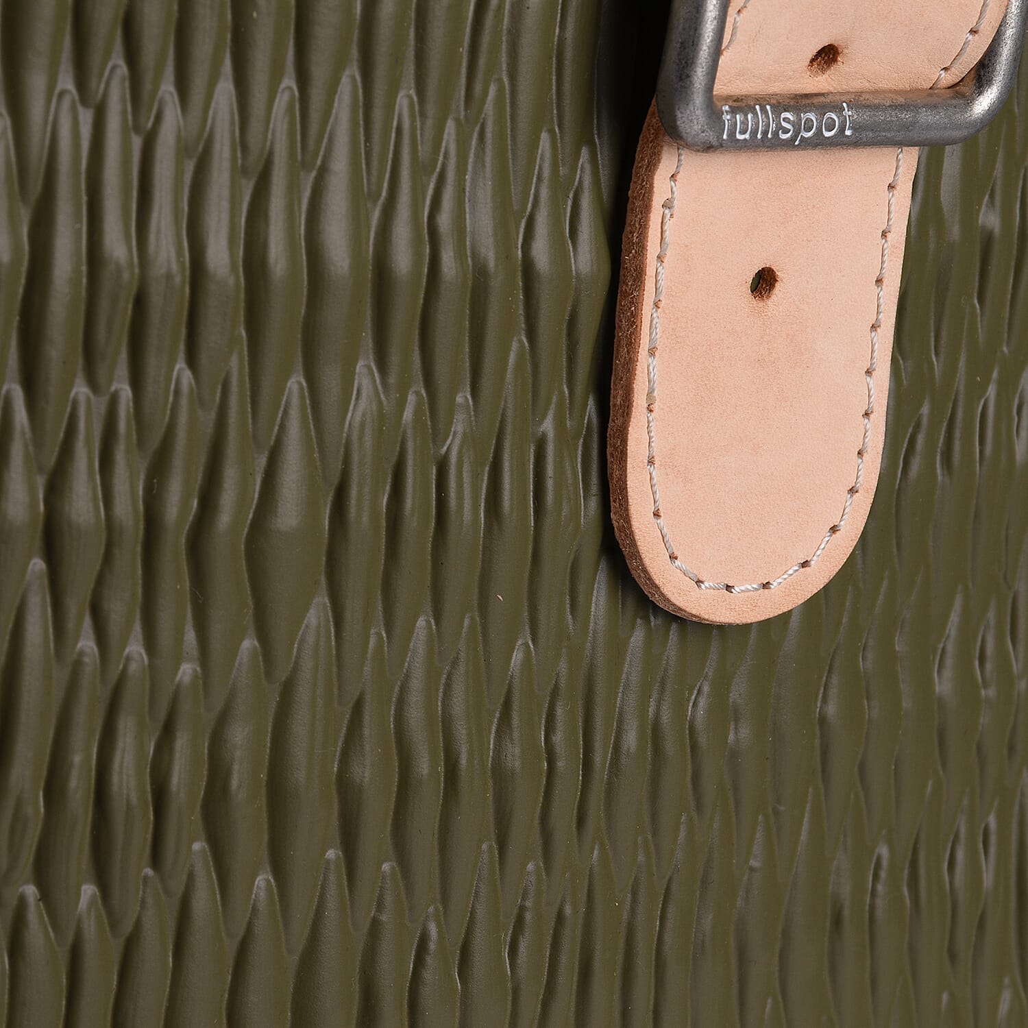 Italian O BEACH Basket Handbag with Large Handle (Size:47x29x17Cm) - Olive