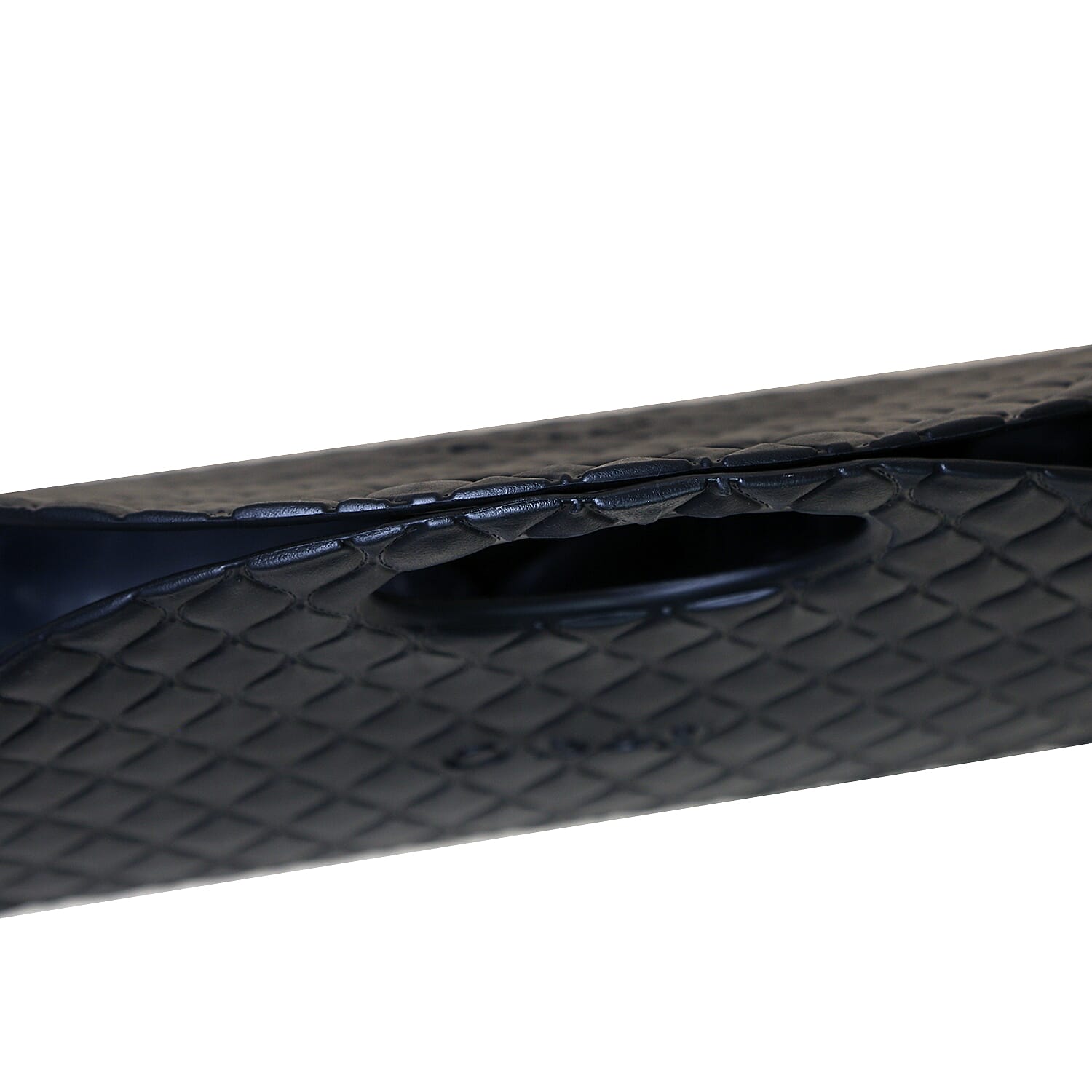 Italian Quilt Pattern Handbag (Size:33x31x9Cm) - Black