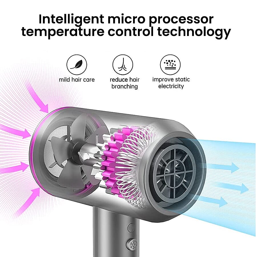 Doorbuster - BEAUTECH Professional Hair Dryer in Grey (with 3 Attachments)