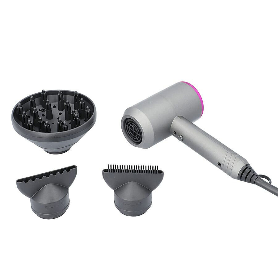 Doorbuster - BEAUTECH Professional Hair Dryer in Grey (with 3 Attachments)