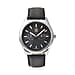 STRADA Japanese Movement Black Dial Water Resistant Watch with Black Colour Strap