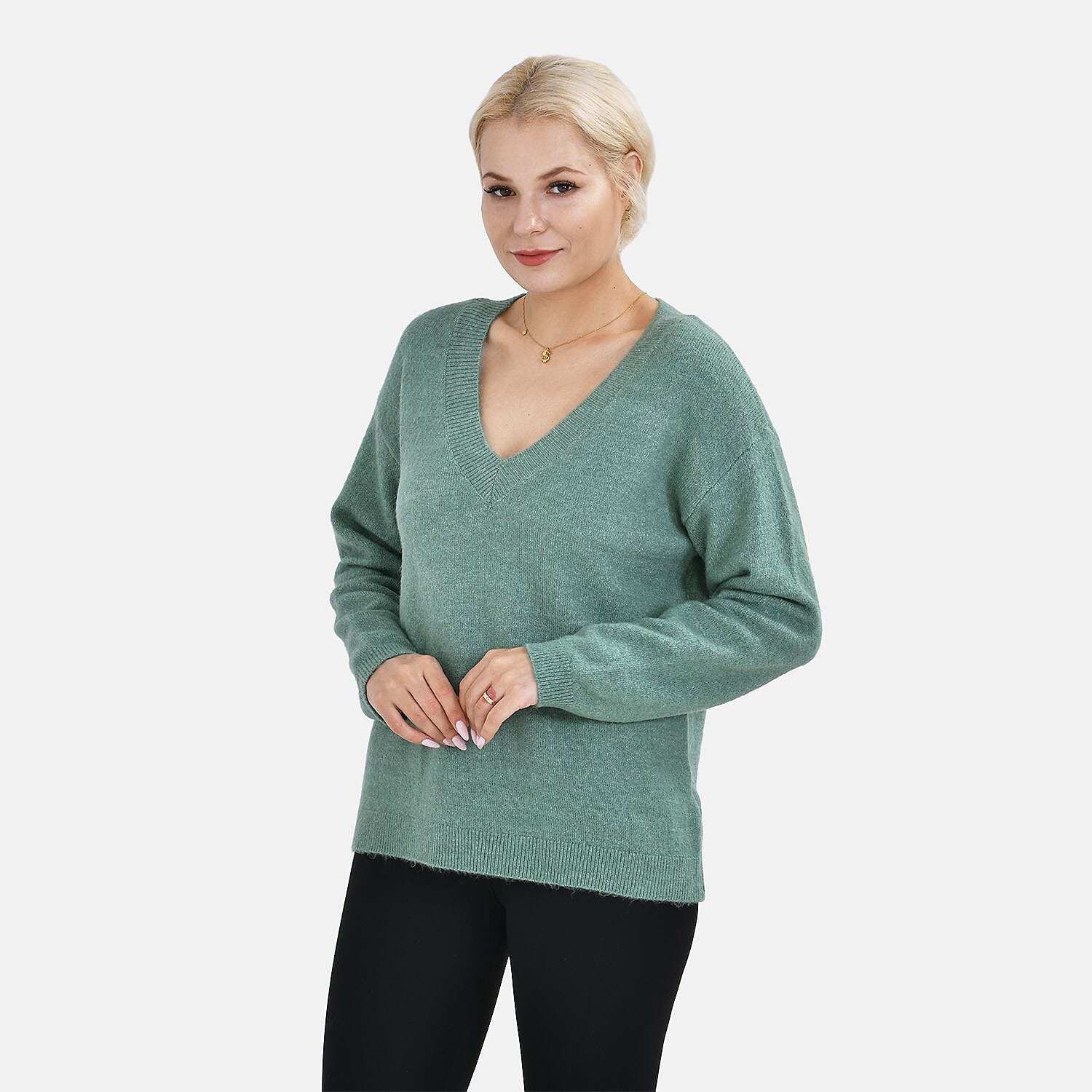 Tamsy Polyester Patterned Cardigan and Sweater-Jumper - Beige