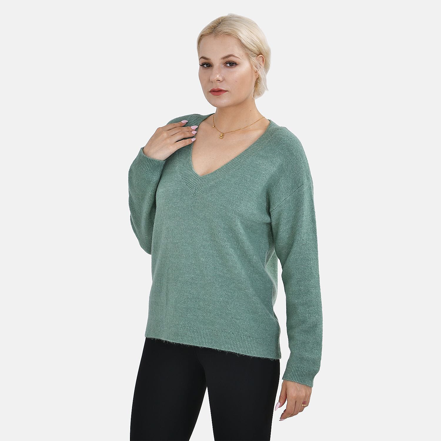 Tamsy Polyester Patterned Cardigan and Sweater-Jumper - Beige