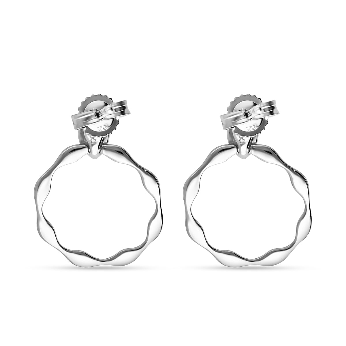 9K White Gold Diamond (G-H) Earrings