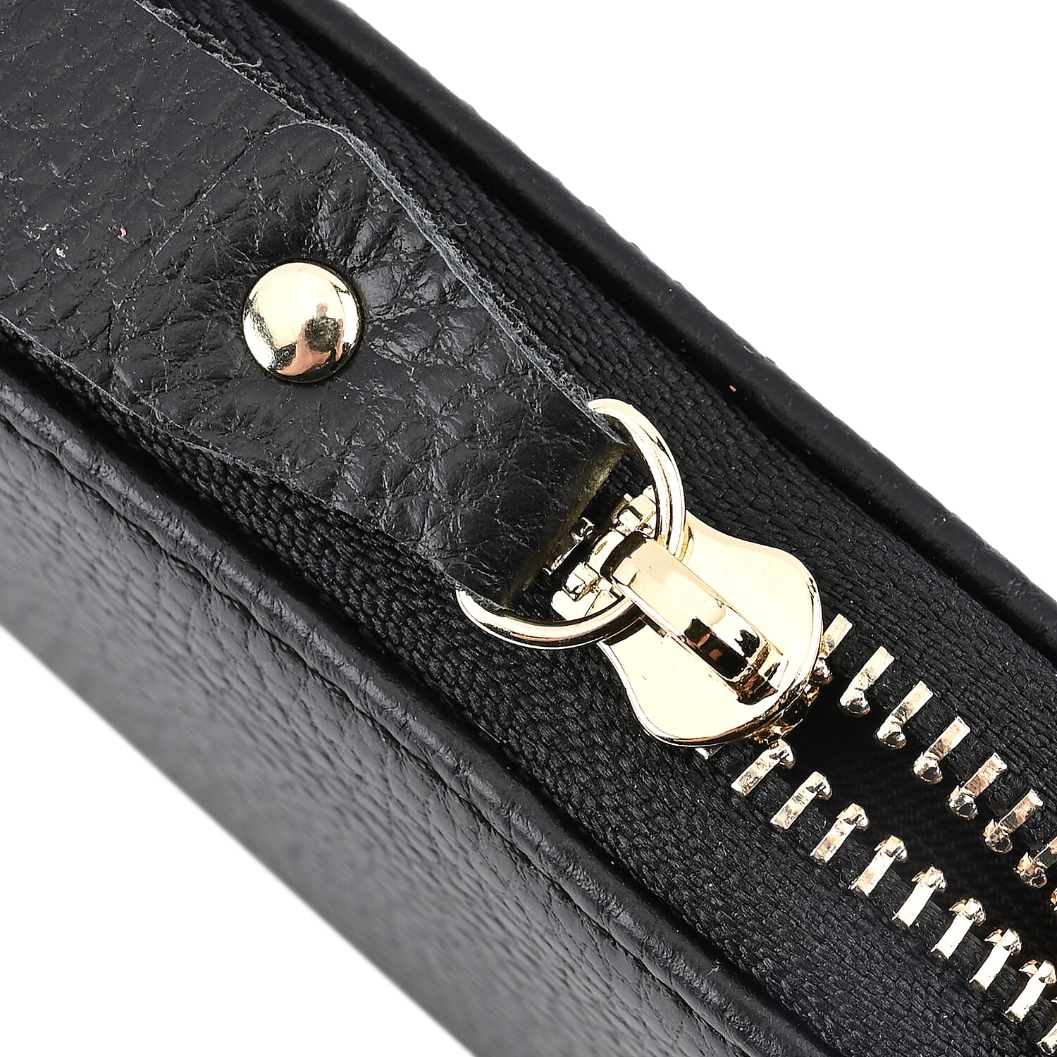 Genuine Leather Penguin Card Wallet with Keychain & RFID Technology - Black