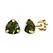 No Brand 9K White Gold AA Peridot Earring 1.40 ct, Gold Wt. 0.25 Gms 1.770 Ct.