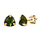 9K White Gold Hebei Peridot Earrings 1.77 Ct