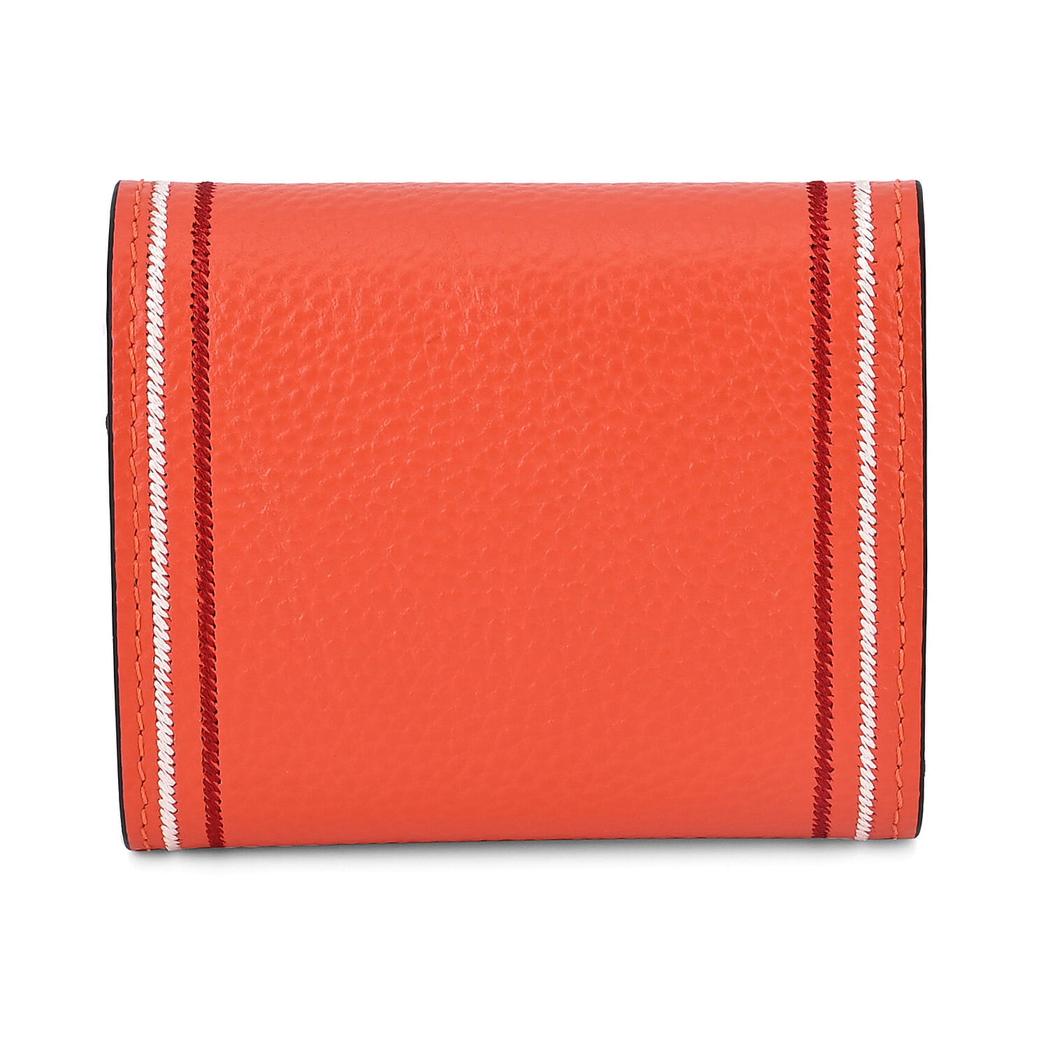 Genuine Leather 11 Card Slot Wallet with RFID Protection - Orange