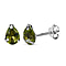 9K White Gold Hebei Peridot Stud Earrings 1.48 Ct
