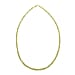 Certified and Appraised 18K Yellow Gold AAAA Sphene Necklace (Size - 18) 60.00 ct