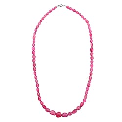 Certified and Appraised 18K Yellow Gold AAAA Sphene Necklace (Size - 18) 60.00 ct