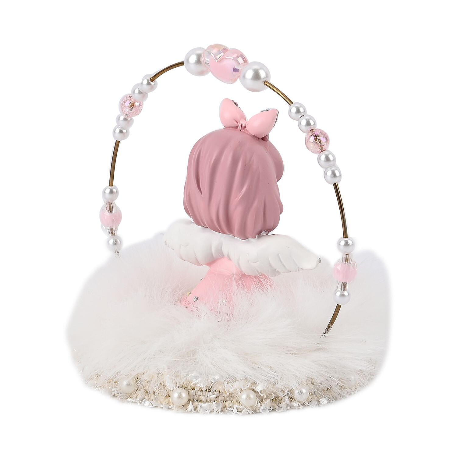 Aesthetic Handmade Sleeping Angel & Cat Table Top Decoration