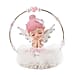 Aesthetic Sleeping Deer Tabletop Decoration (Size 12x12x10 cm) - Pink and White