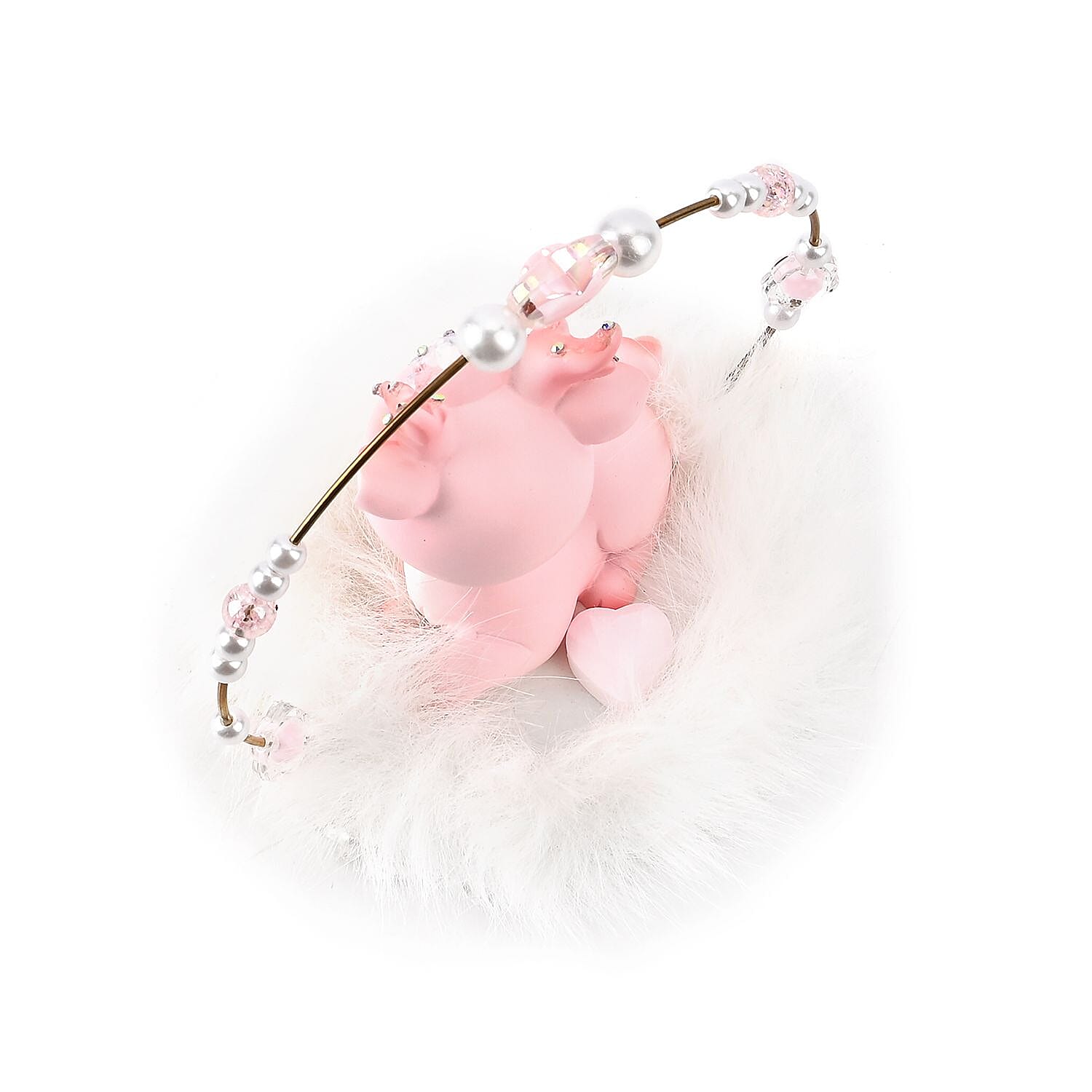 Aesthetic Handmade Sleeping Deer Table Top Decoration (Size 12x12x10cm)