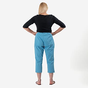 https://tjcuk.sirv.com/Products/76/3/7632467/Tamsy-Stretch-Twill-Capri-Jeans-for-Women-Cropped-Fit-Size-14-Turquois_7632467_3.jpg?w=342&h=342
