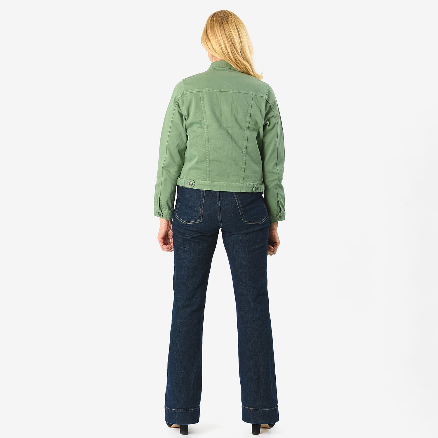 Tamsy Women Stretch Twill trucker Jacket