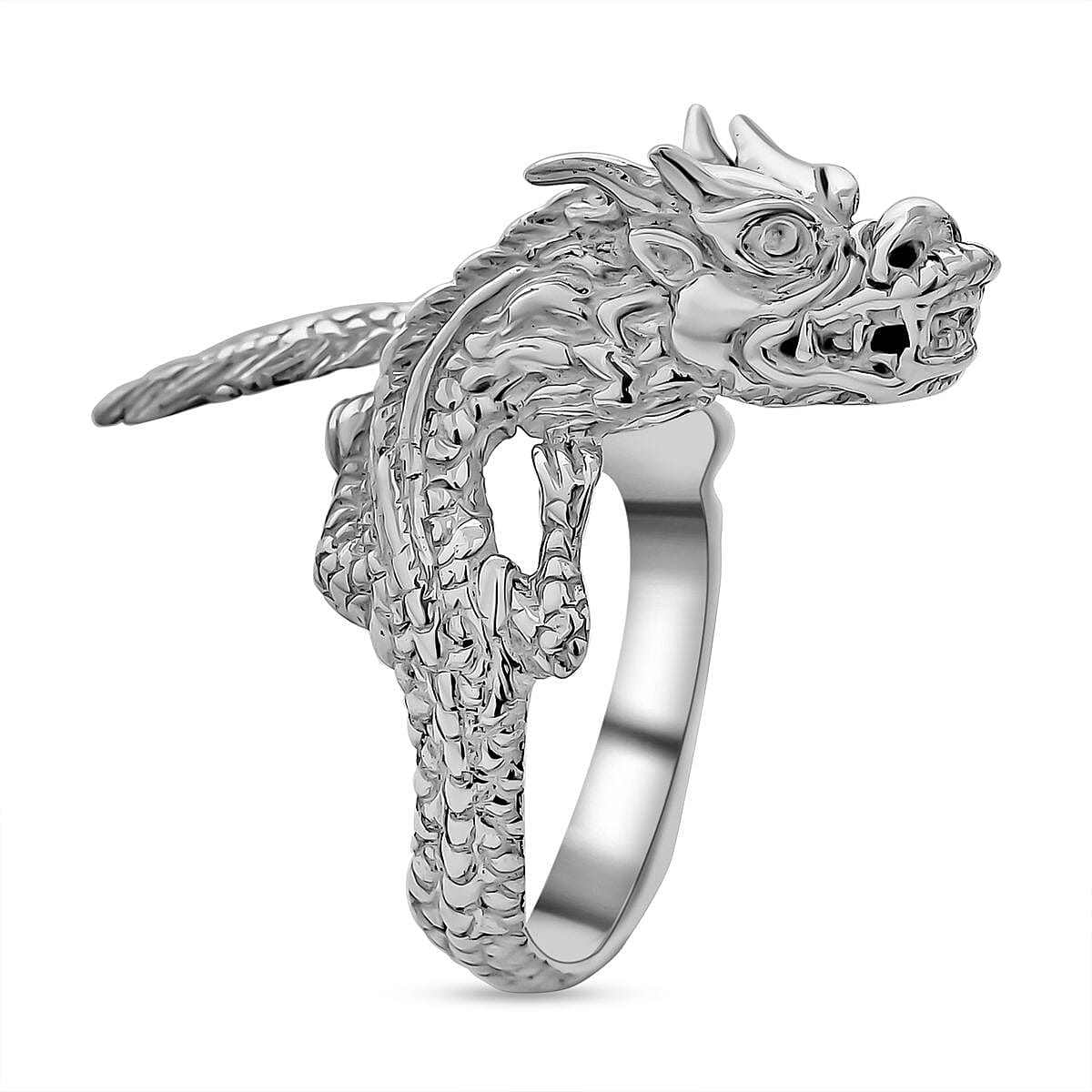 Royal Bali Collection- Naga Handmade Sterling Silver Dragon Ring