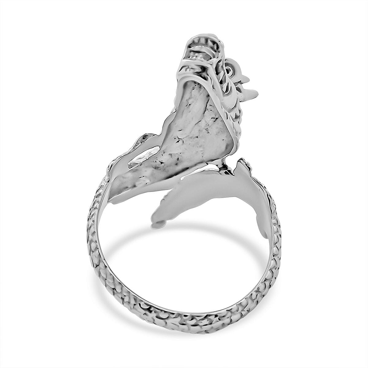 Royal Bali Collection- Naga Handmade Sterling Silver Dragon Ring