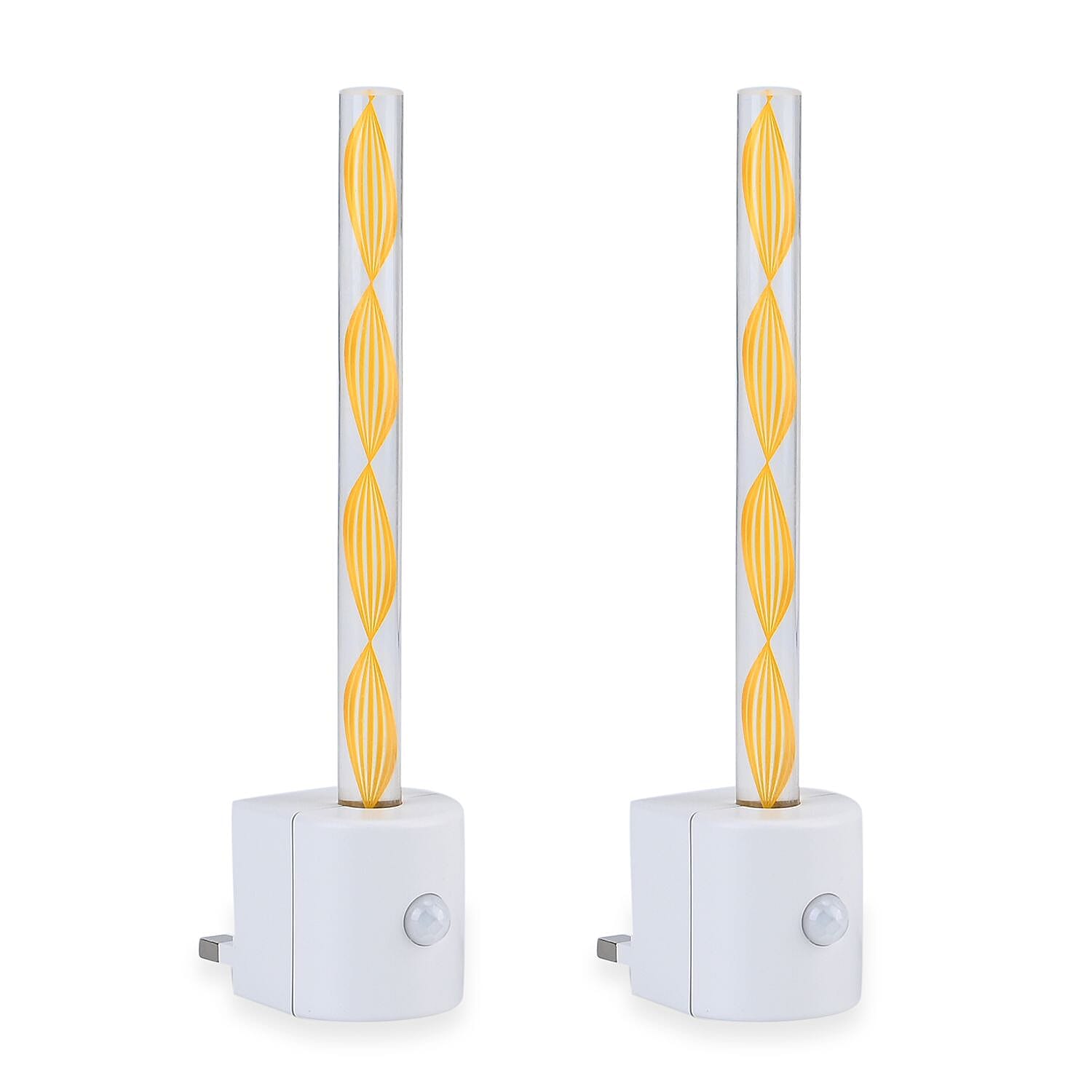 Set of 2 Motion Sensor LED Night Light - Yellow