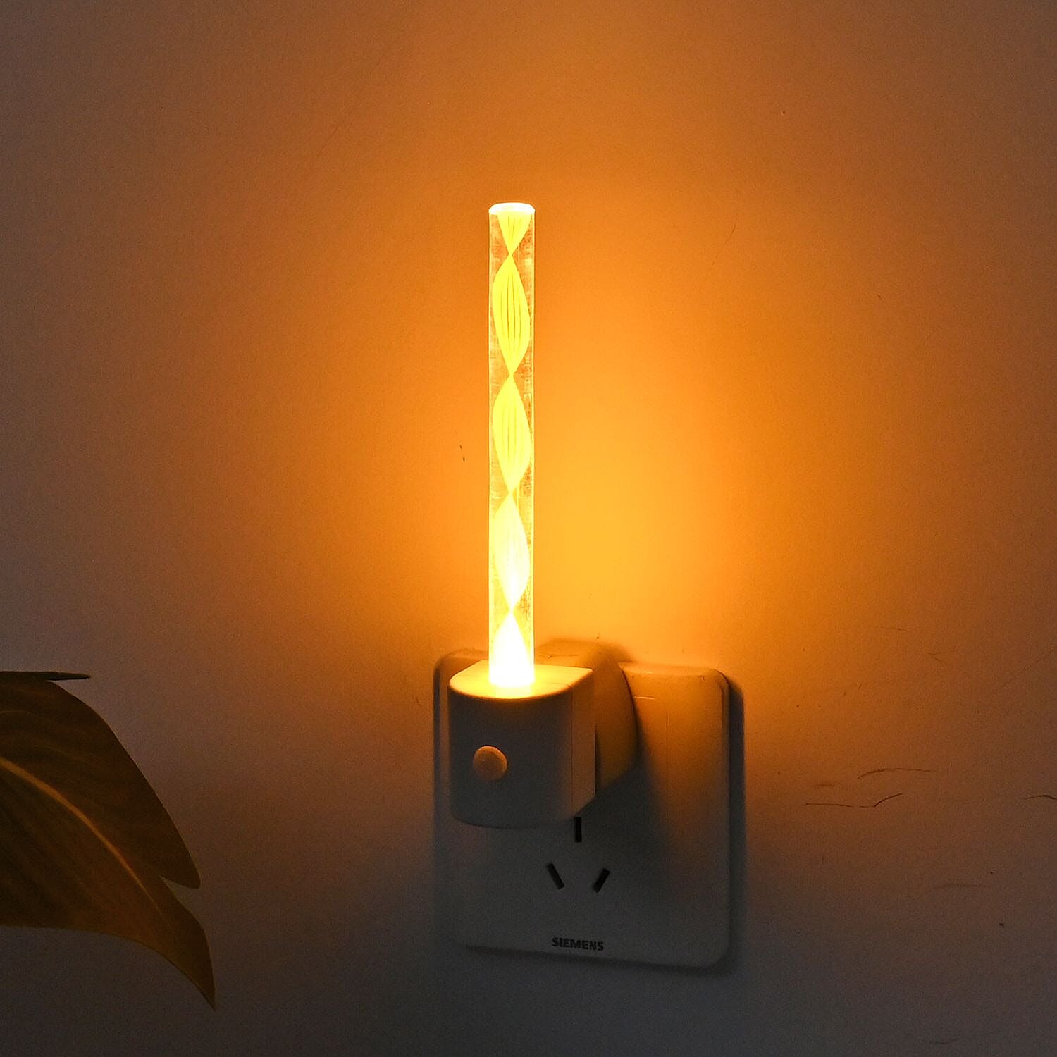 Set of 2 Motion Sensor LED Night Light - Yellow