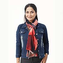 La Marey Pure Cashmere Printed Pashmina Woolen Scarf with Gift Box