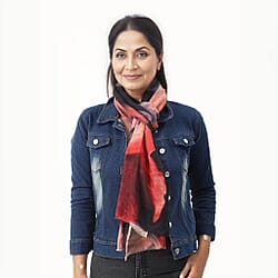 La Marey Pure Cashmere Printed Pashmina Woolen Scarf with Gift Box