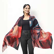 La Marey Pure Cashmere Printed Pashmina Woolen Scarf with Gift Box