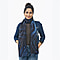La Marey 100% Cashmere Printed Pashmina Woolen Scarf with Gift Box (Size 190x70cm) - Grey & Black