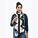 La Marey Pure Cashmere Printed Pashmina Woolen Scarf with Gift Box