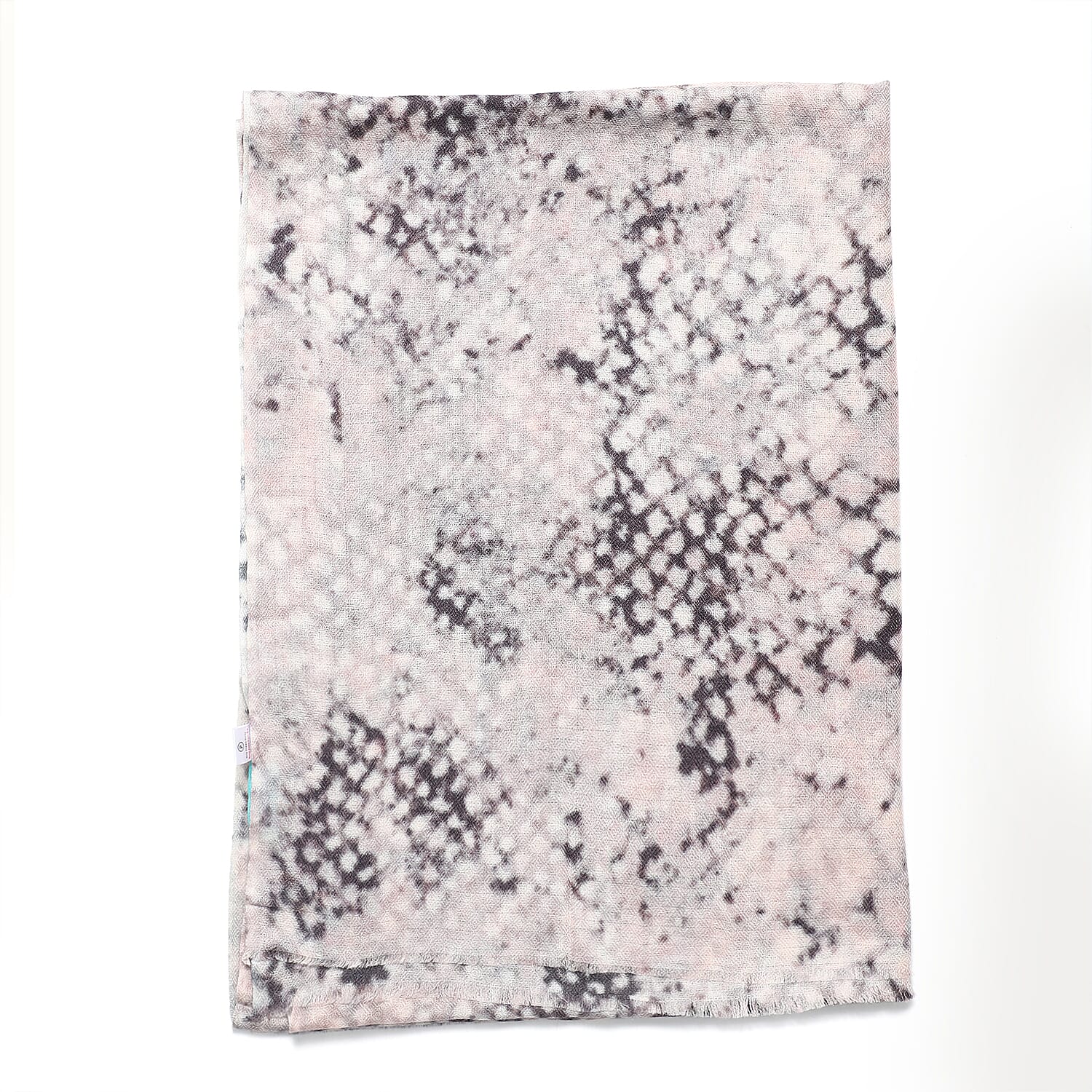 La Marey 100% Cashmere Printed Pashmina Woolen Scarf with Gift Box (Size 190x70cm) - Dusky Pink