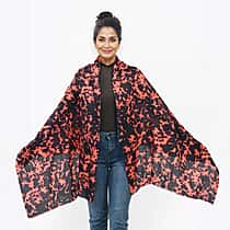 La Marey Pure Cashmere Printed Pashmina Woolen Scarf with Gift Box