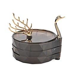 Swan Shaped 3 Layer Jewellery Organiser