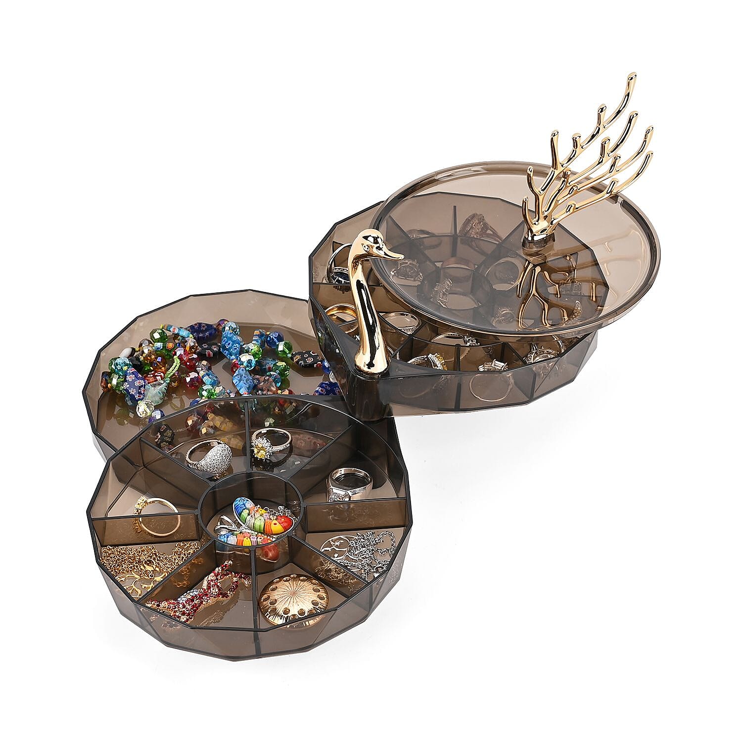 LIMITED EDITION - Swan Jewellery Organiser - Black