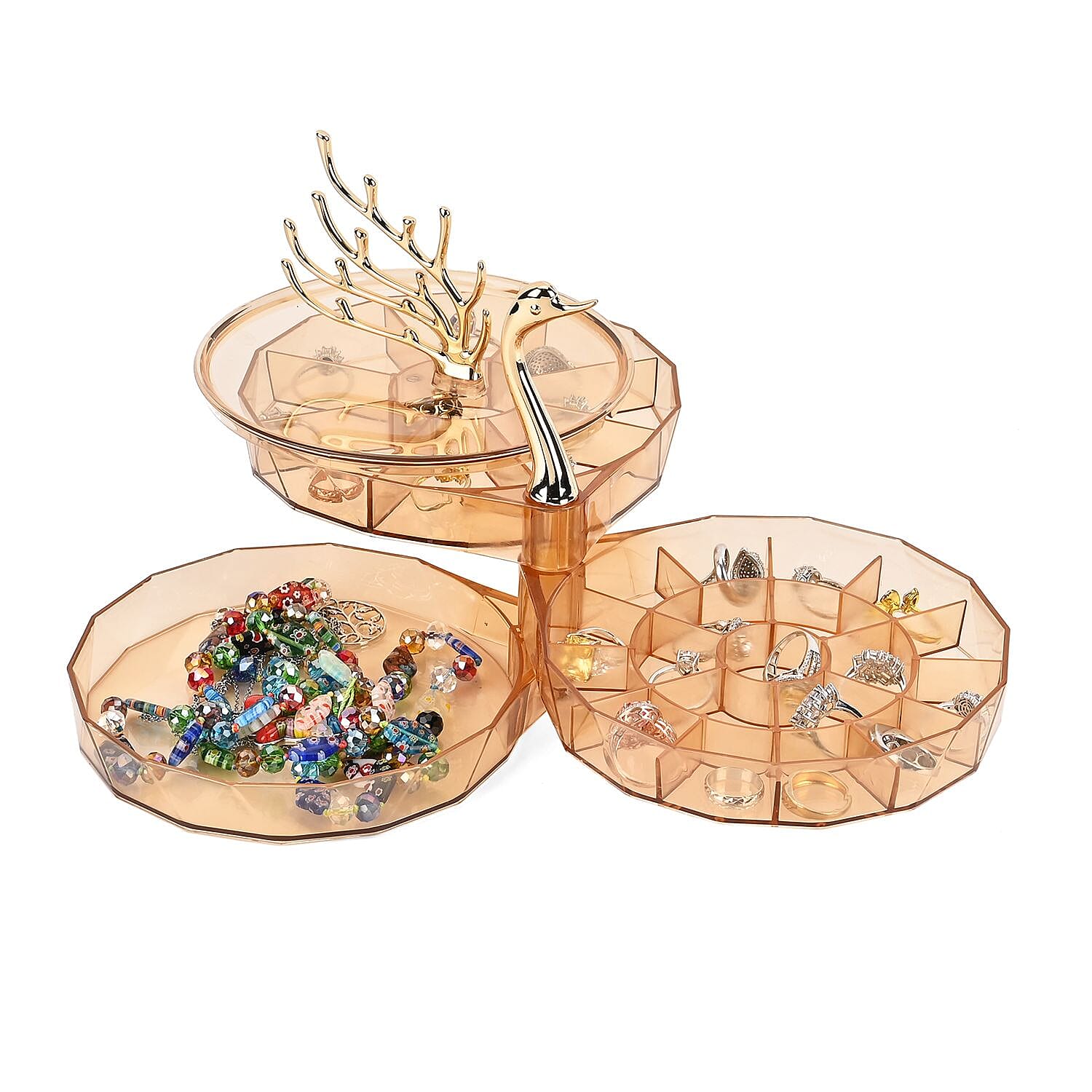 LIMITED EDITION - Swan Jewellery Organiser - Golden