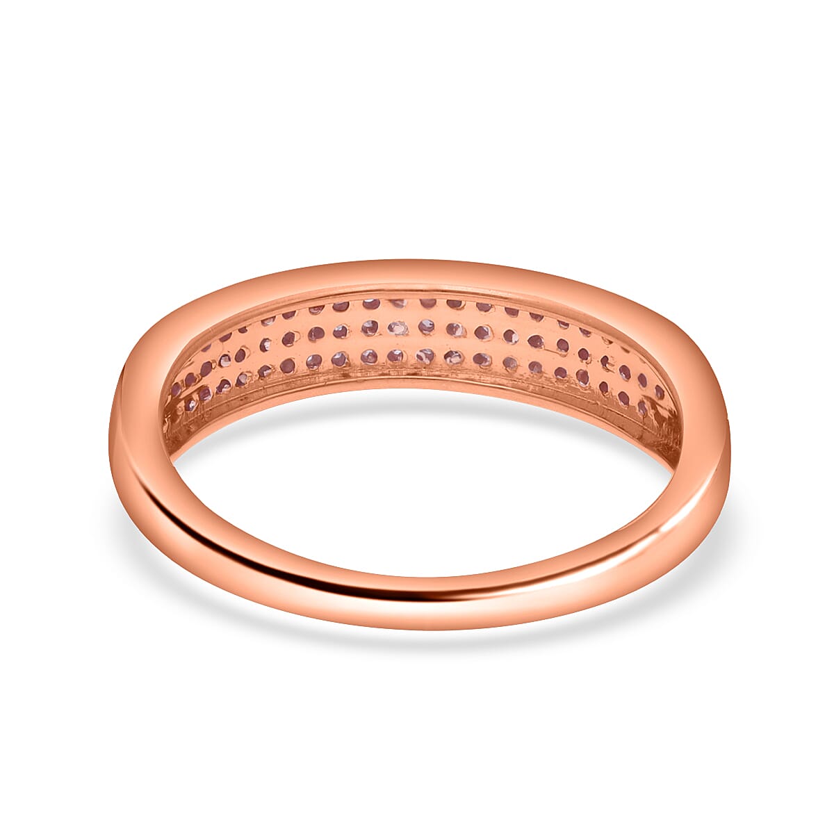 Close Out Deal- 9K Rose Gold Natural Pink Diamond SGL Certified Ring